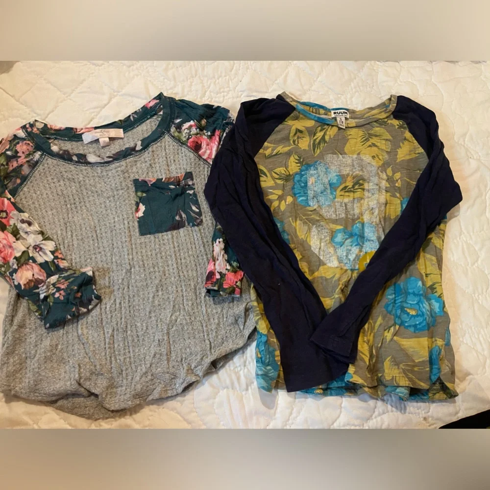 Floral Long Sleeve Tees - Set of 2 from VonMaur